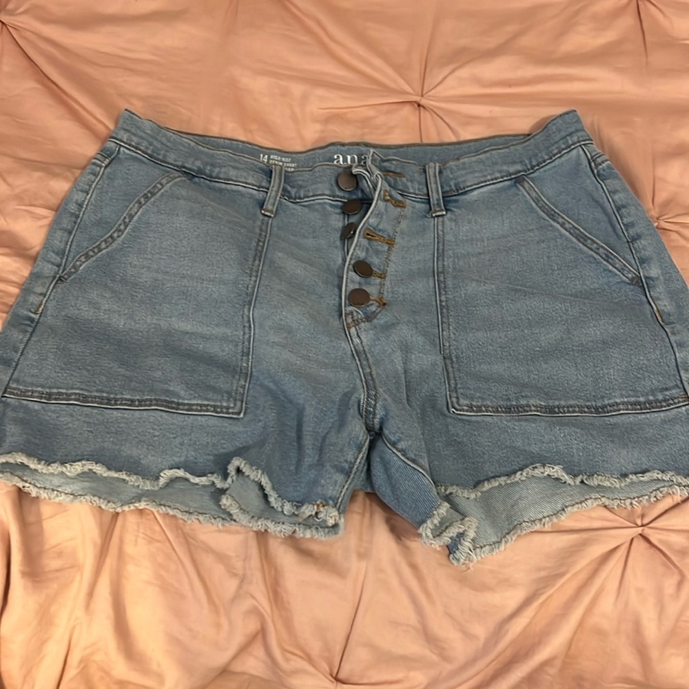 blue jean shorts, NWOT